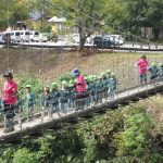 吊り橋・・怖くても渡れたよ！